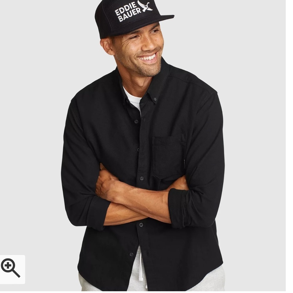 EDDIE BAUER double brushed chamois shirt